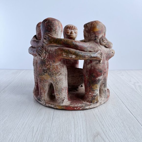 Accents | Vintage Circle Of Friends Pottery Aztec Mexican Mayan ...